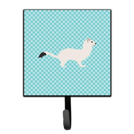Carolines Treasures Stoat Short Tailed Weasel Blue Check Leash or Key Holder BB8046SH4